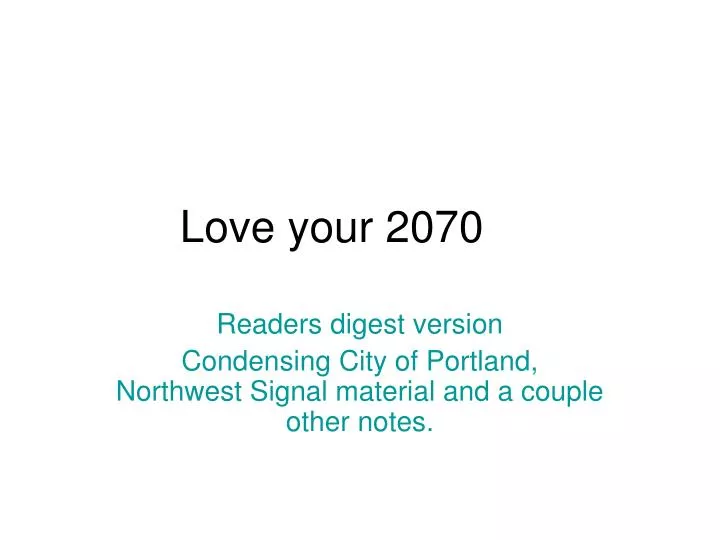 love your 2070