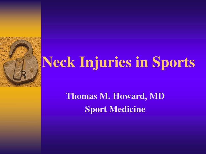 neck injuries in sports