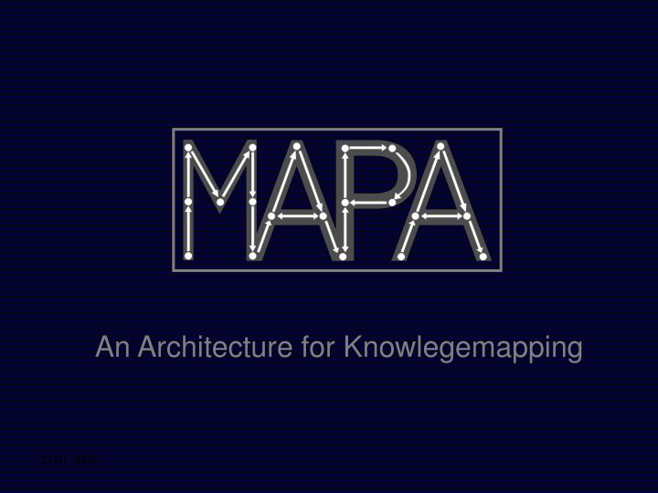 an architecture for knowlegemapping
