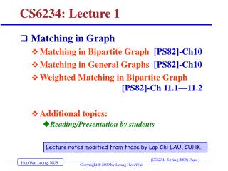 CS6234: Lecture 1
