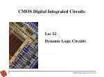 CMOS Digital Integrated Circuits - slide 1