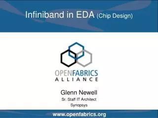 Infiniband in EDA (Chip Design)