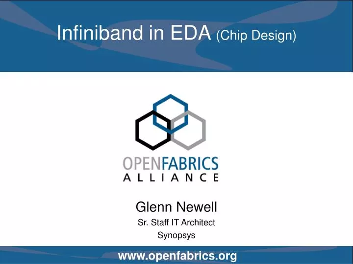 infiniband in eda chip design