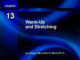 Warm-Up and Stretching