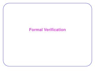 Formal Verification