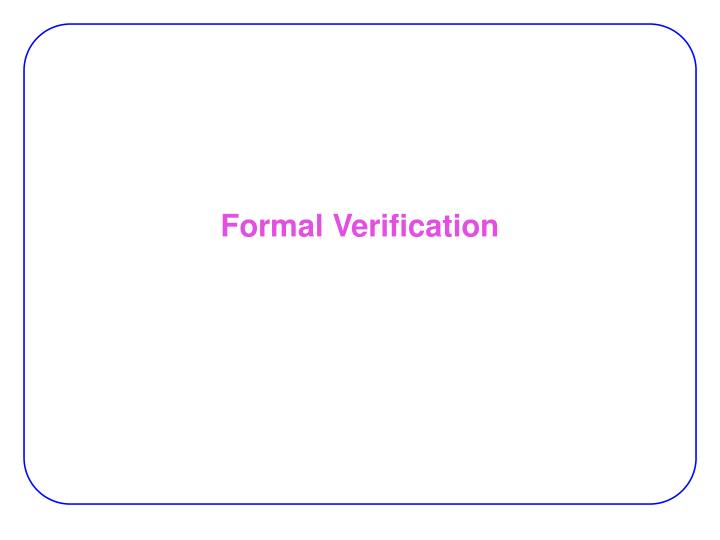 formal verification