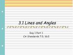 3.1 Lines and Angles