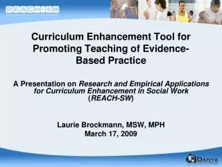 Curriculum Enhancement Tool for Promoting Teaching of Evidence-Based Practice