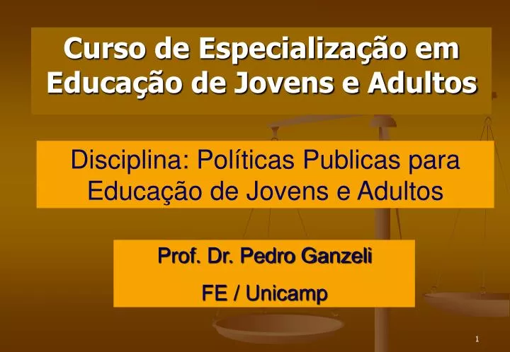 curso de especializa o em educa o de jovens e adultos