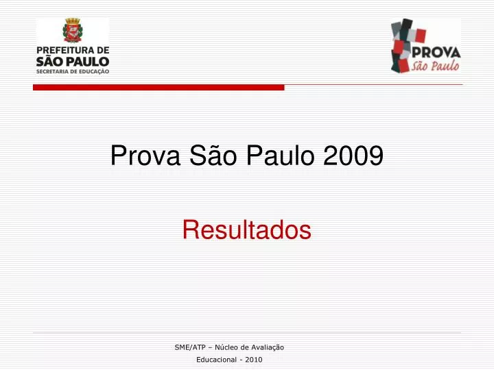 prova s o paulo 2009