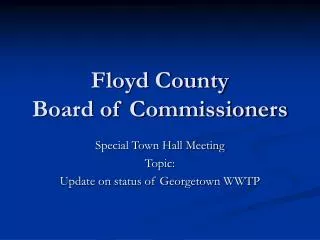 Floyd County Board of Commissioners