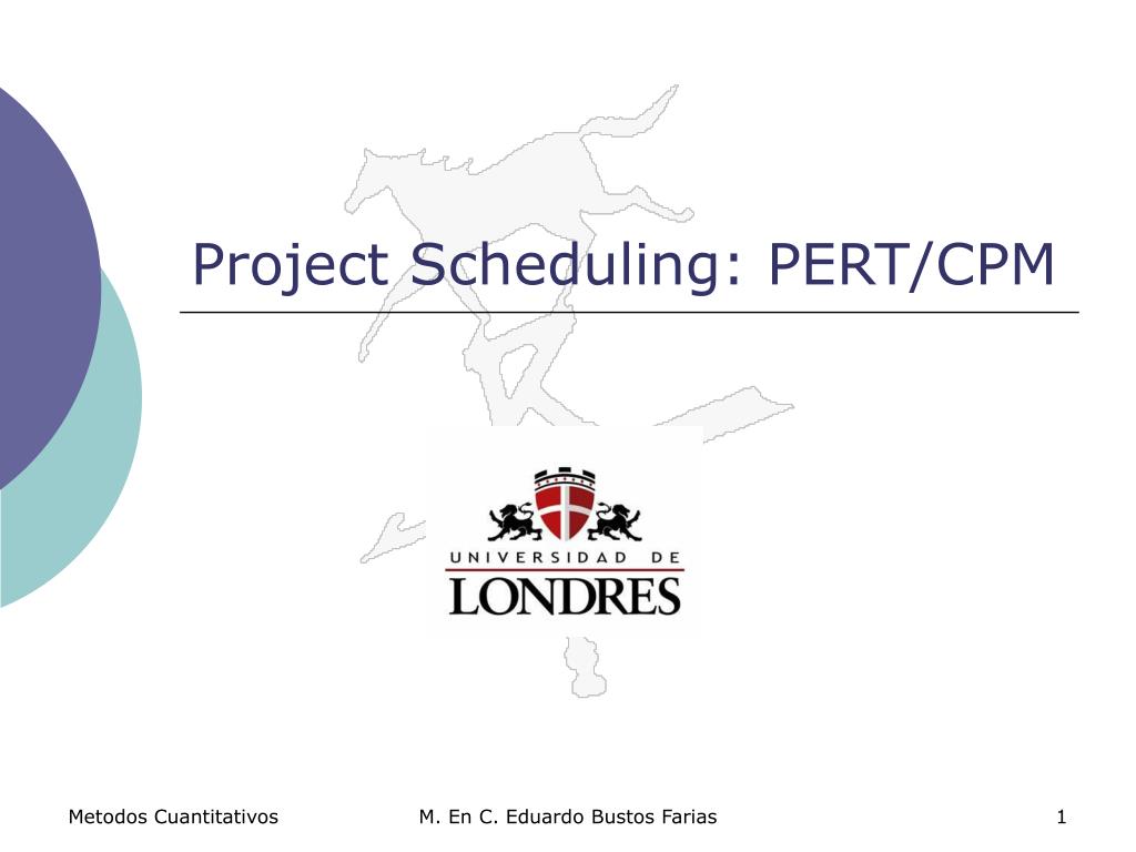 PPT - Project Scheduling: PERT/CPM PowerPoint Presentation, free ...