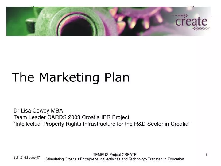 the marketing plan