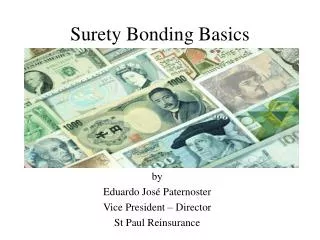 Surety Bonding Basics