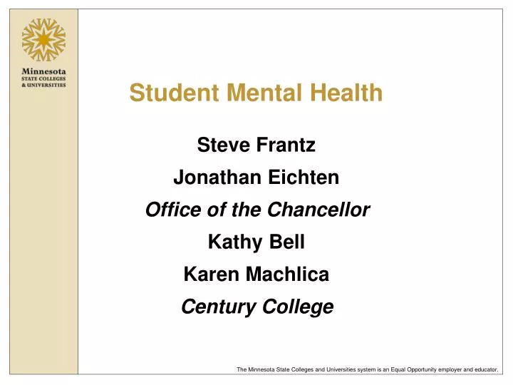 student mental health