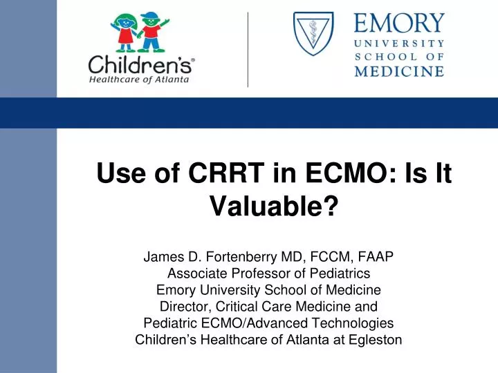 use of crrt in ecmo is it valuable
