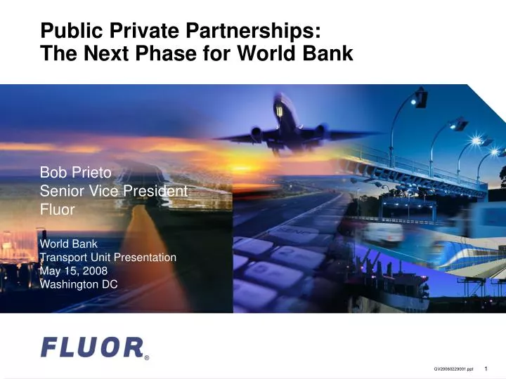 public private partnerships the next phase for world bank