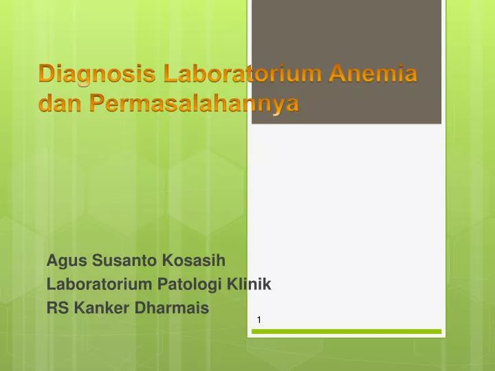 diagnosis laboratorium anemia dan permasalahannya