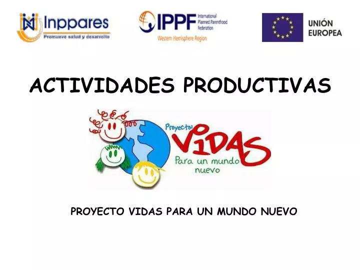 actividades productivas