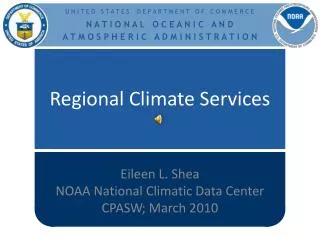Regional Climate Services