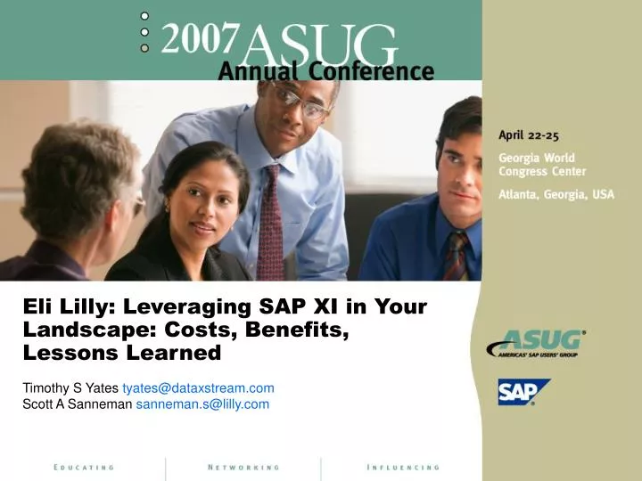 eli lilly leveraging sap xi in your landscape costs benefits lessons learned