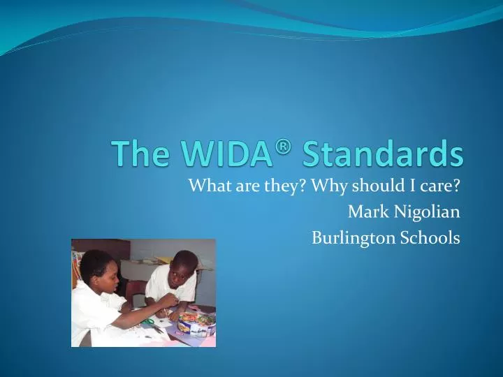 the wida standards