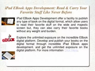 iPad Ebook Publisher