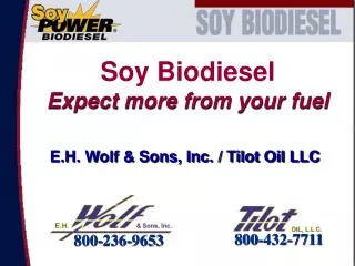 E.H. Wolf &amp; Sons, Inc. / Tilot Oil LLC