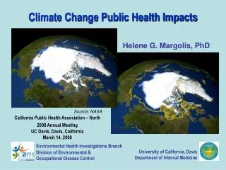 Climate Change Public Health Impacts