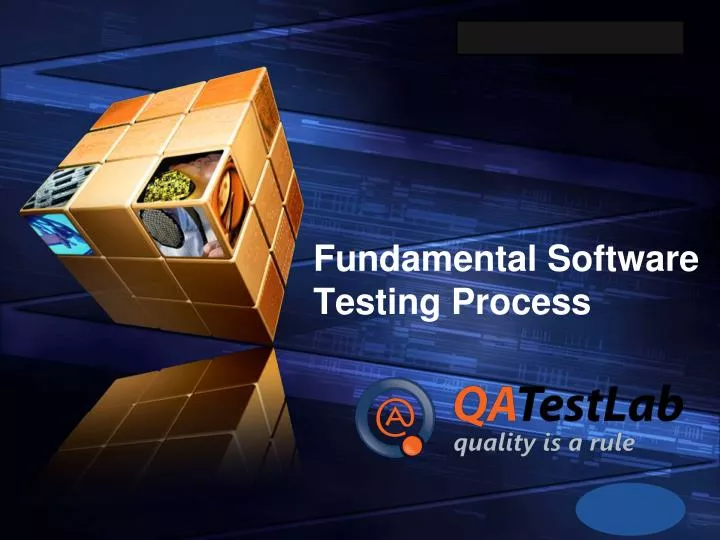 fundamental software testing process