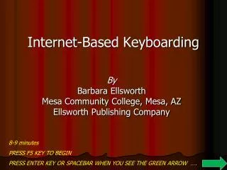 Internet-Based Keyboarding