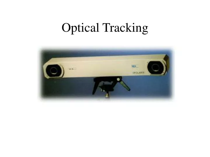 optical tracking