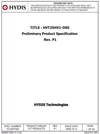HYDIS Technologies