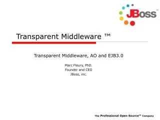 Transparent Middleware ™