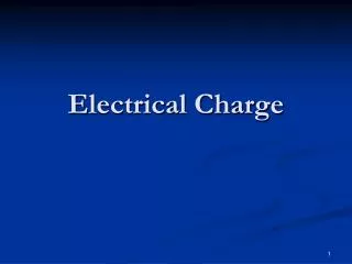 Electrical Charge