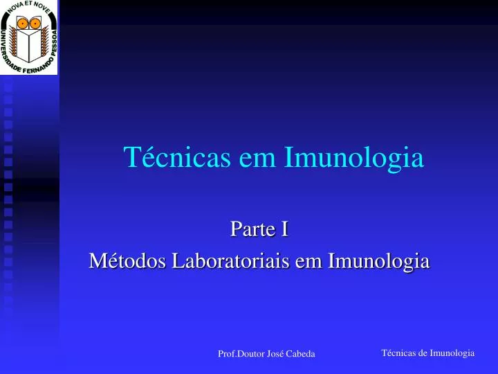 t cnicas em imunologia