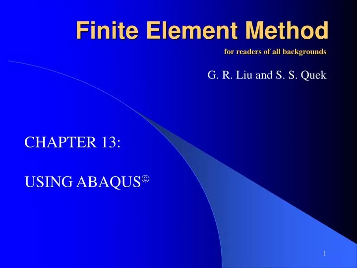 f inite element method