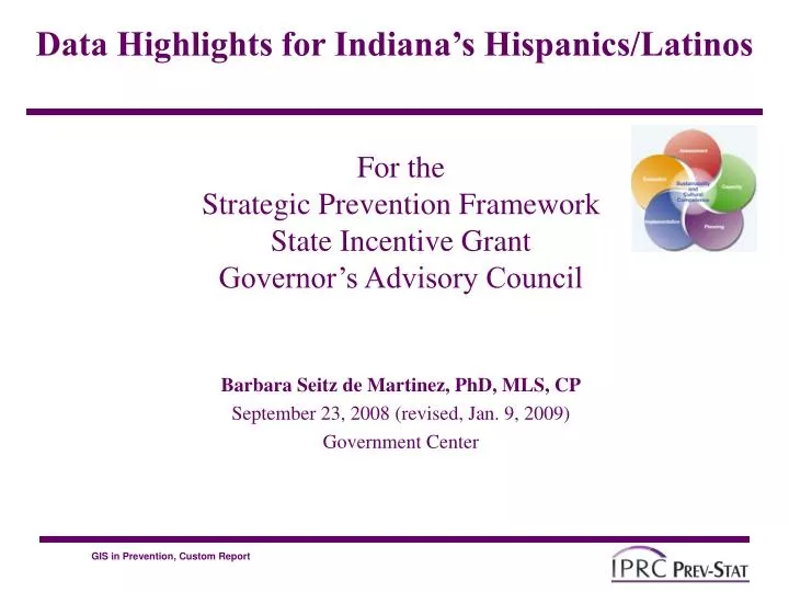 for the strategic prevention framework state incentive grant governor s advisory council