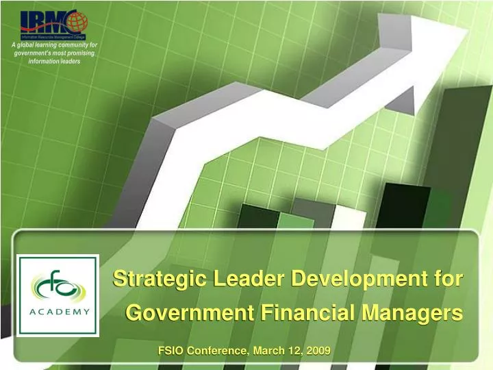 strategic leader development for government financial managers