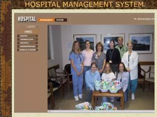HOSPITAL MANAGEMENT SYSTEM