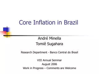 core inflation in brazil