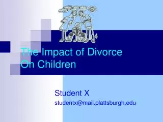 The Impact of Divorce On Children