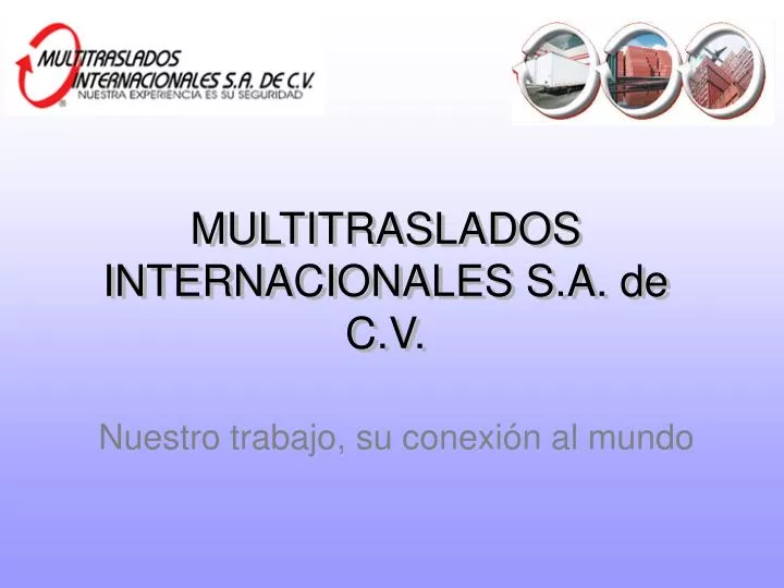 multitraslados internacionales s a de c v