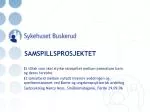 SAMSPILLSPROSJEKTET - slide 1