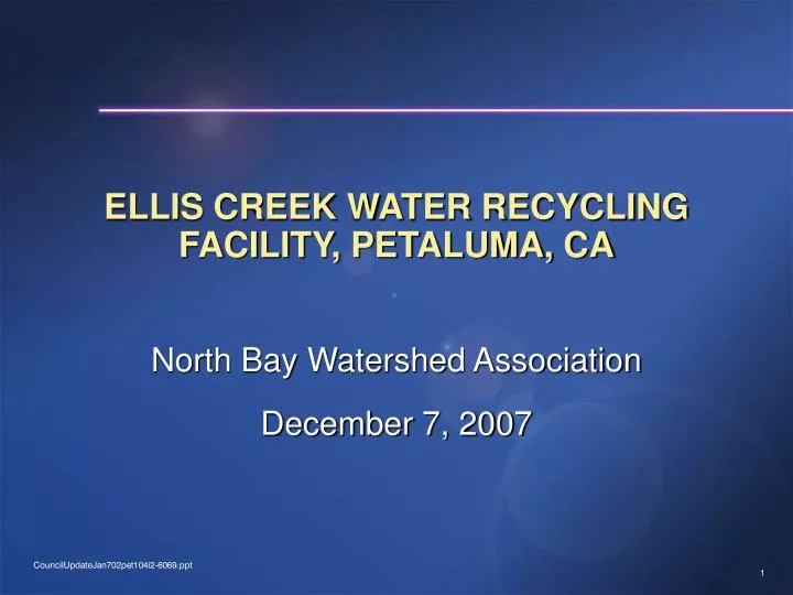 ellis creek water recycling facility petaluma ca
