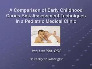 A Comparison of Early Childhood Caries Risk Assessment Techniques in a Pediatric Medical Clinic