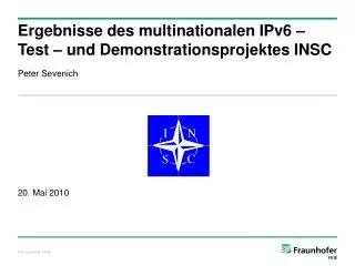 ergebnisse des multinationalen ipv6 test und demonstrationsprojektes insc