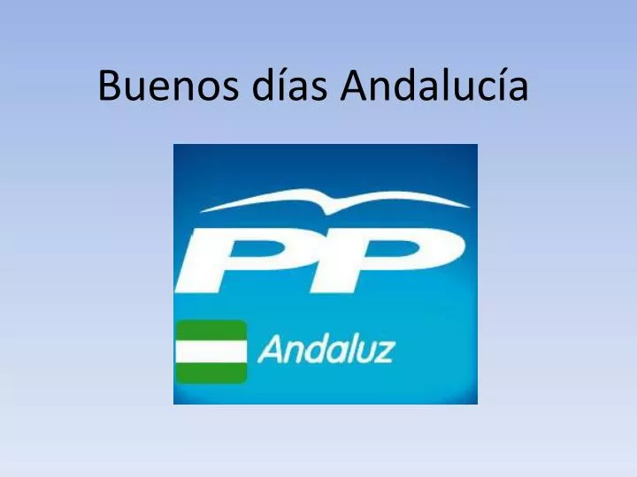 buenos d as andaluc a