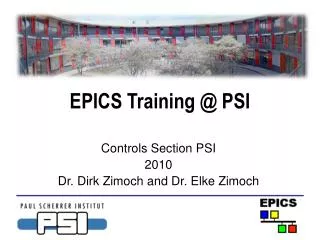 EPICS Training @ PSI