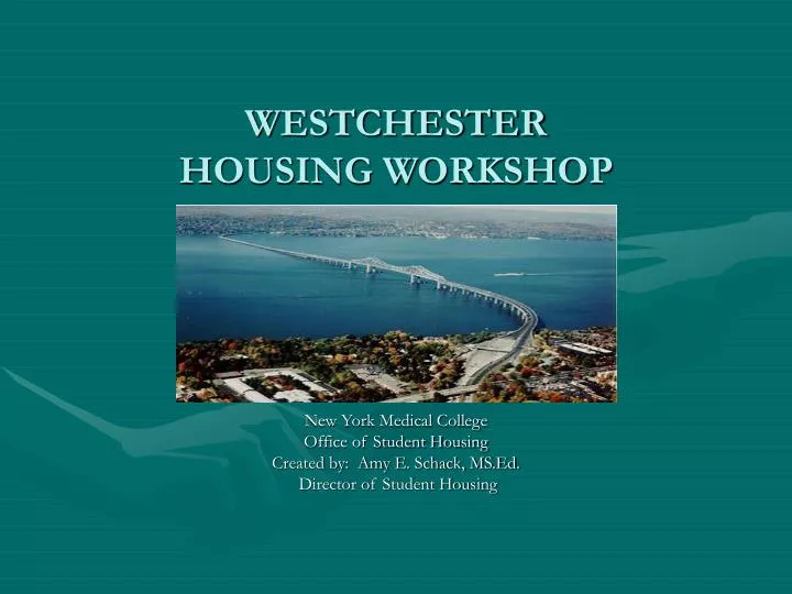 westchester housing workshop